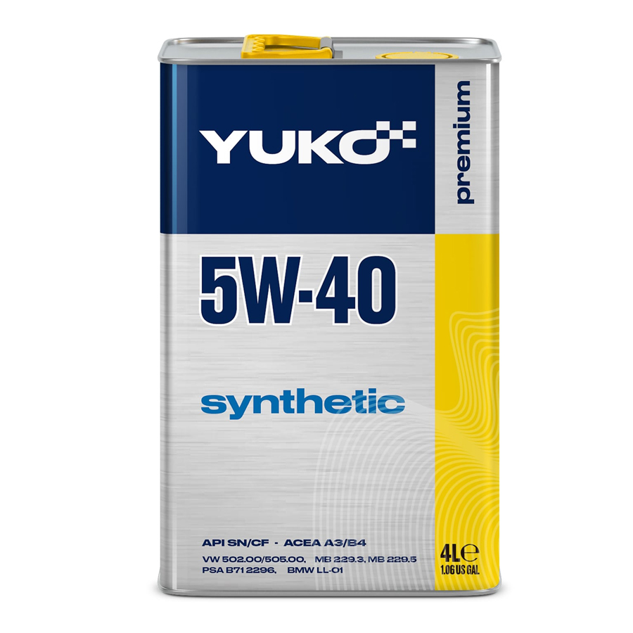 Олива моторна YUKO SYNTHETIC 5W-40